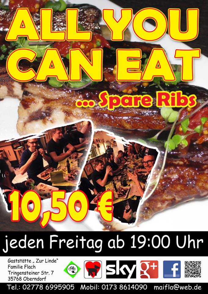 Spare-Ribs – All you can eat